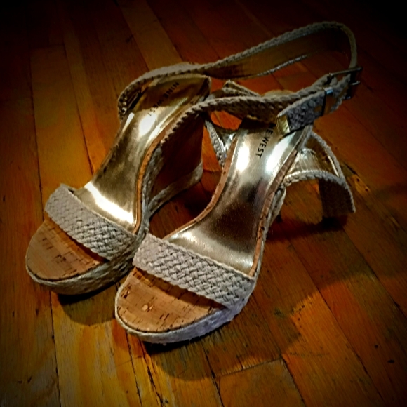 NINE WEST LADIES WEDGES - Picture 1 of 4